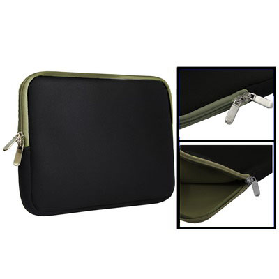 Soft Sleeve Case Zipper Bag with Army Green color for 15.4 inch Laptop - Click Image to Close